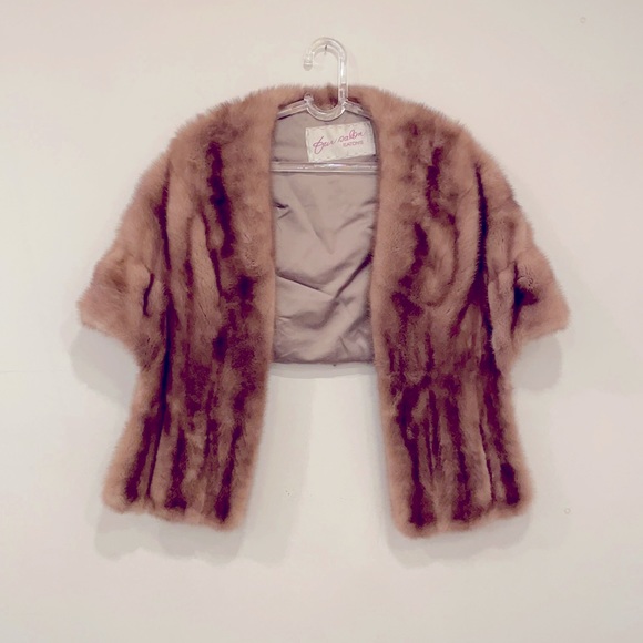 Eaton's Jackets & Blazers - Vintage Fur Shawl